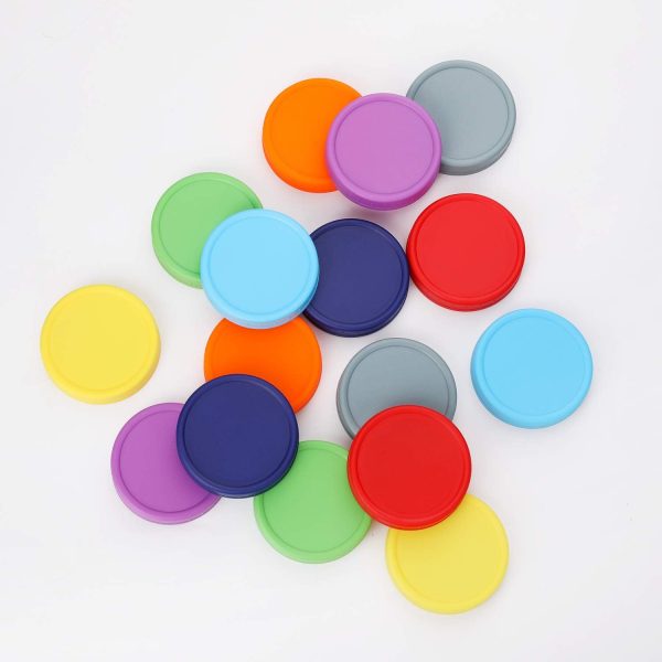 10 Pack Plastic Wide Mouth Mason Jar Lids for Ball, Kerr and More - Multicolor Storage Caps for Mason Jars, Canning Jars - Leak-Proof, Dishwasher Safe & Food Grade - Image 14